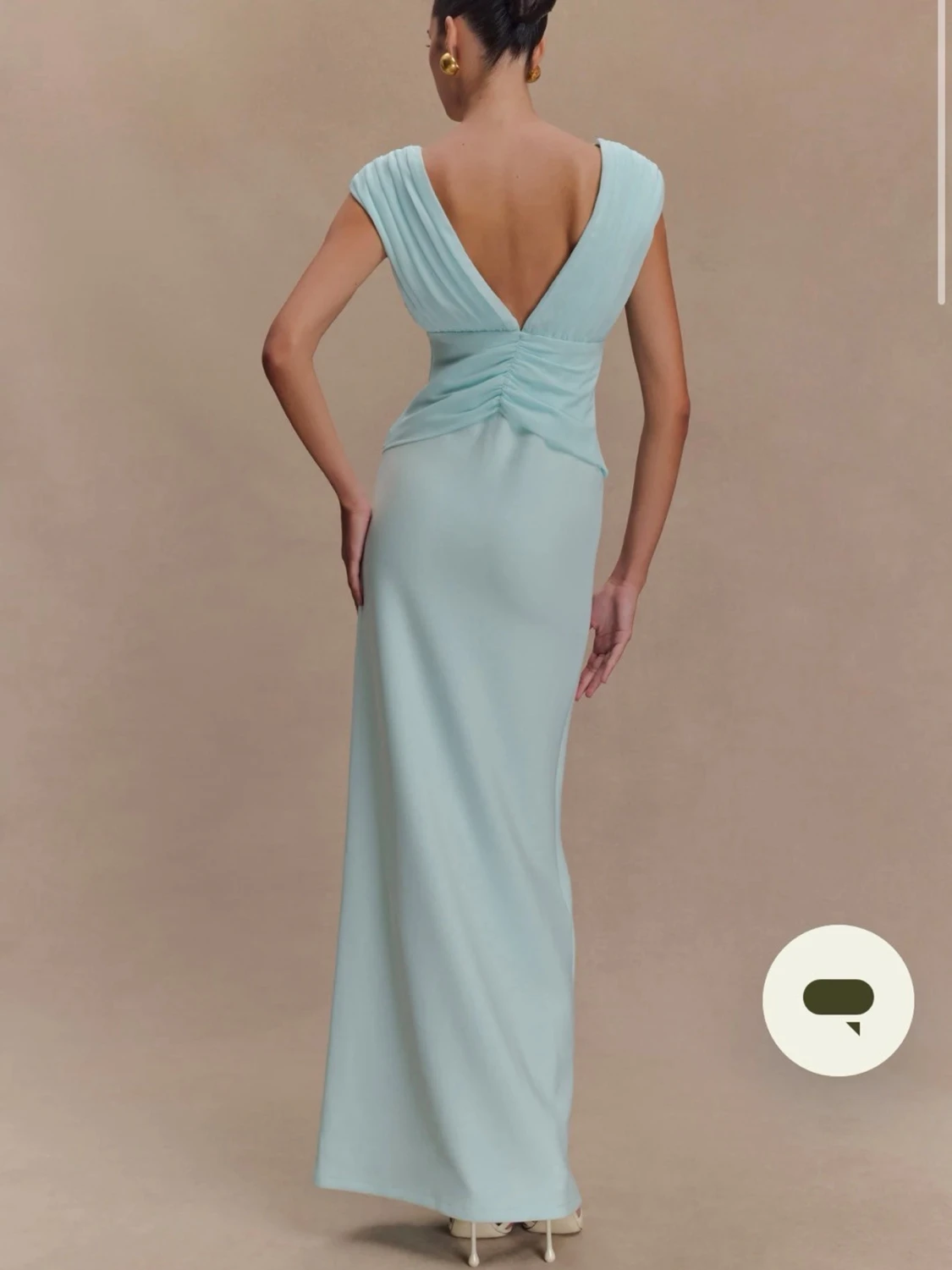 Ljusblå balklänning  - 1