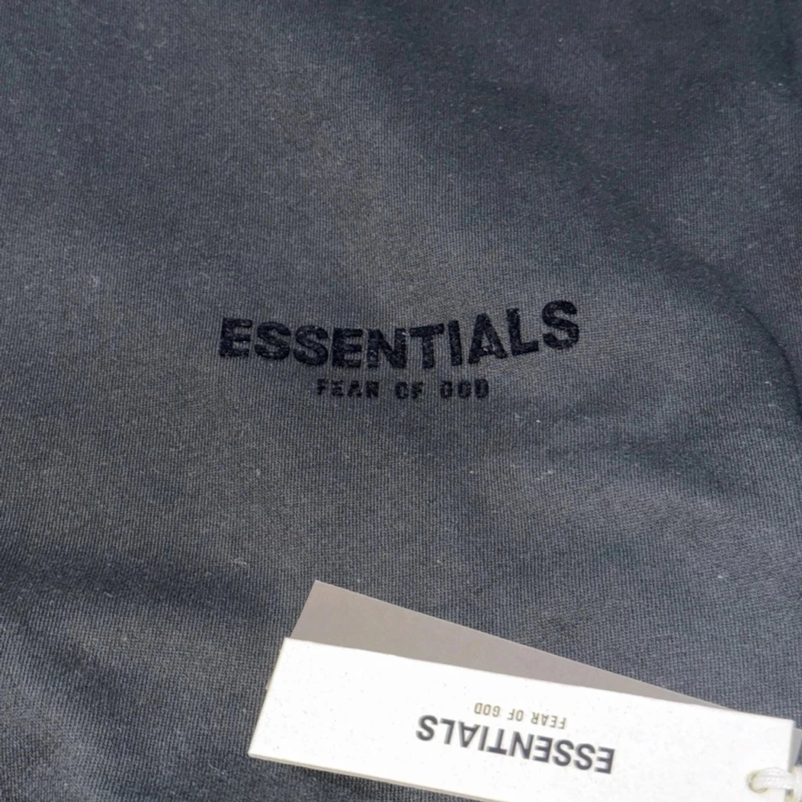 Äkta Fear of God Essentials Hoodie Stretch Limo - 1