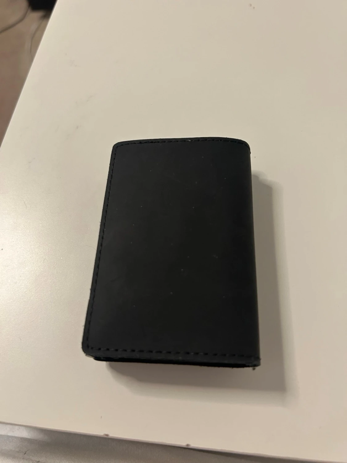 Svart plånbok i läder - 1