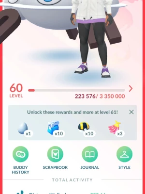 Pokémon GO konto level 60 - Säljer ett Pokémon GO-konto på level 60 med flera starka och sällsynta Pokémon som Solgaleo, Vikavolt, Magnezone och shiny-varianter. Kontot har många belöningar upplåsta och flera legendariska Pokémon i samlingen. Perfekt för dig som vill ta spelet till nästa nivå.