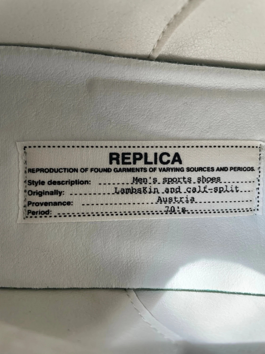 Maison Margiela blå sneakers - 4