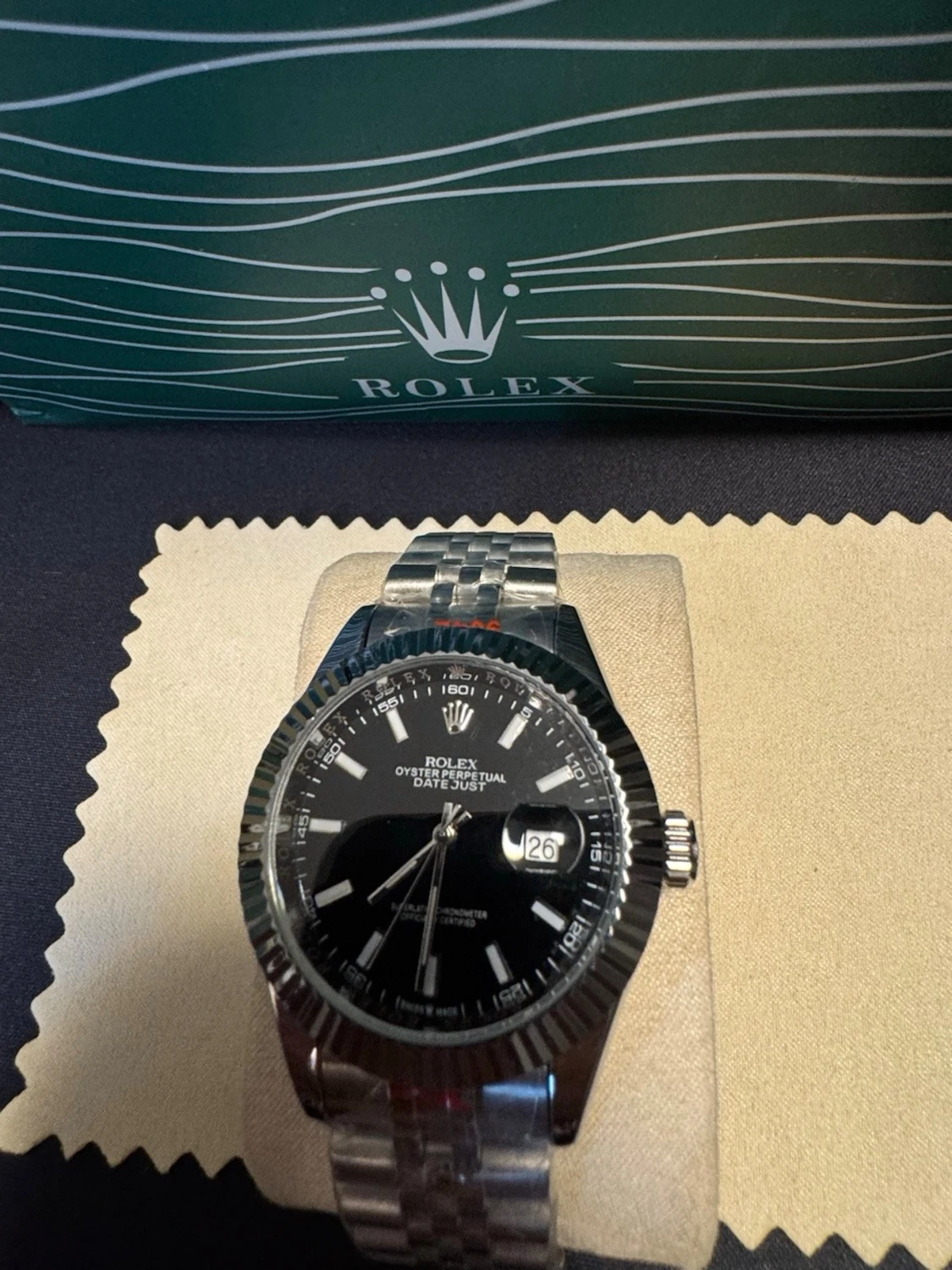 Rolx Role Datejust 41mm Black Dial / O... - 3