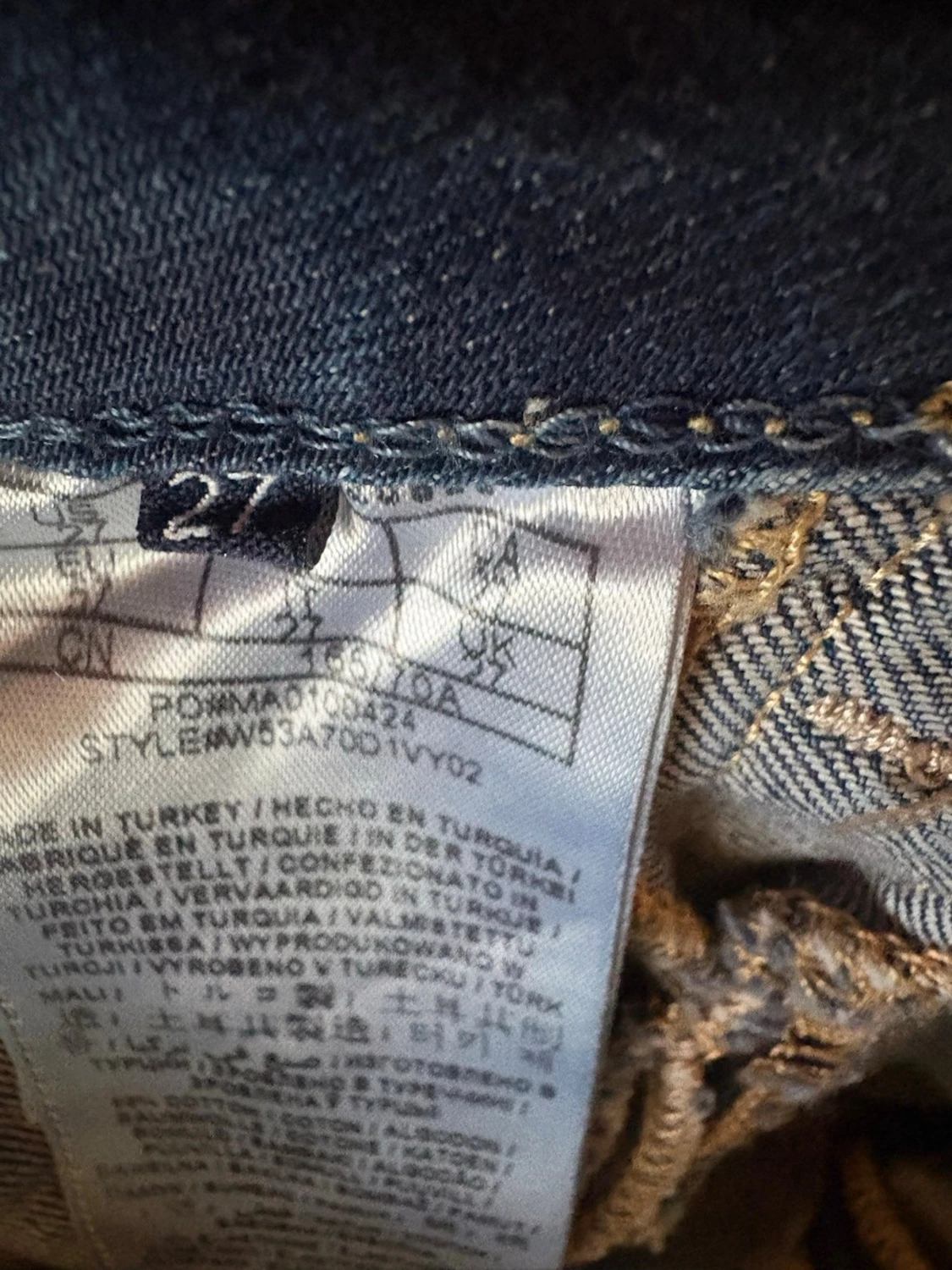Blå jeans med dragkedjor från G-Star - 5