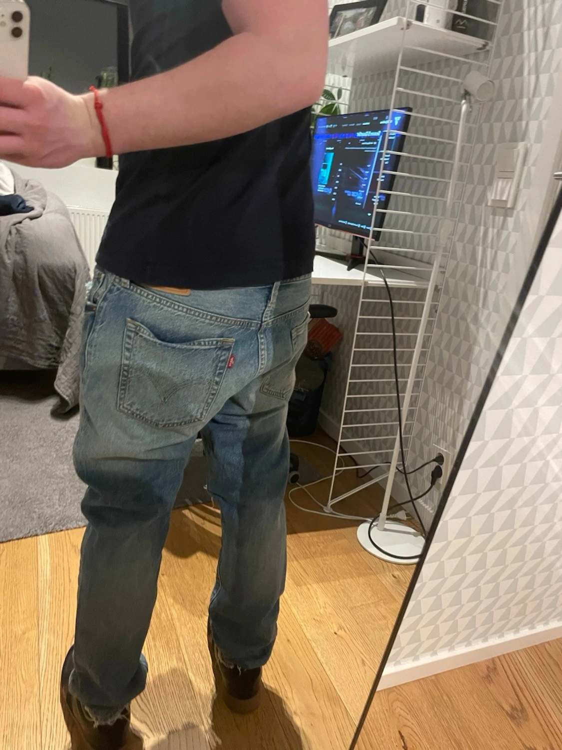 Levi's ljusblå vintage jeans - 3