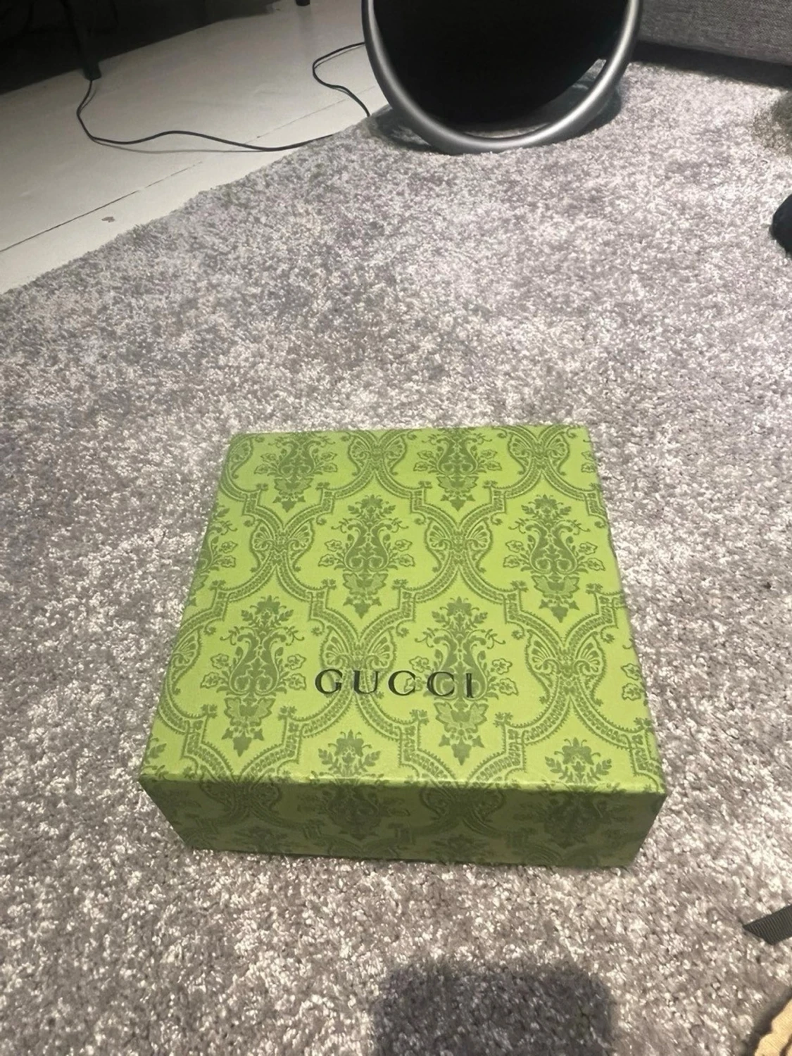 Gucci blå keps med GG-mönster - 6
