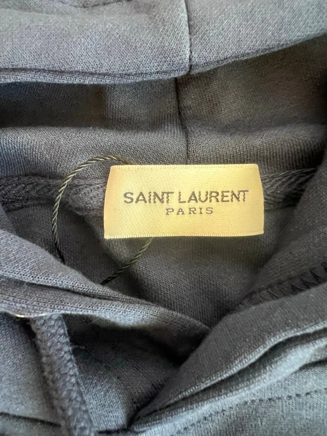 Mörkblå Saint Laurent hoodie - 2