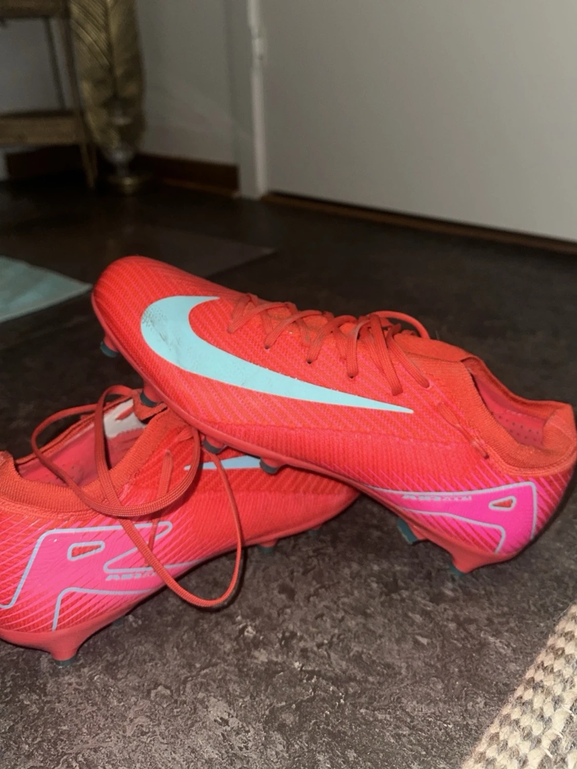 Nike Mercurial fotbollsskor röd/blå - 5