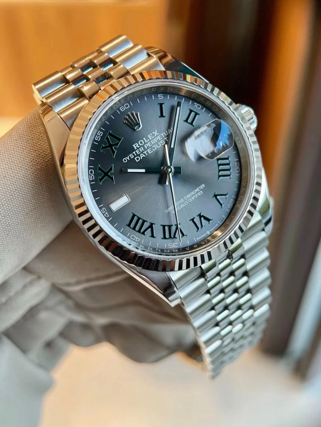 Rox Datejust silver klocka - 3