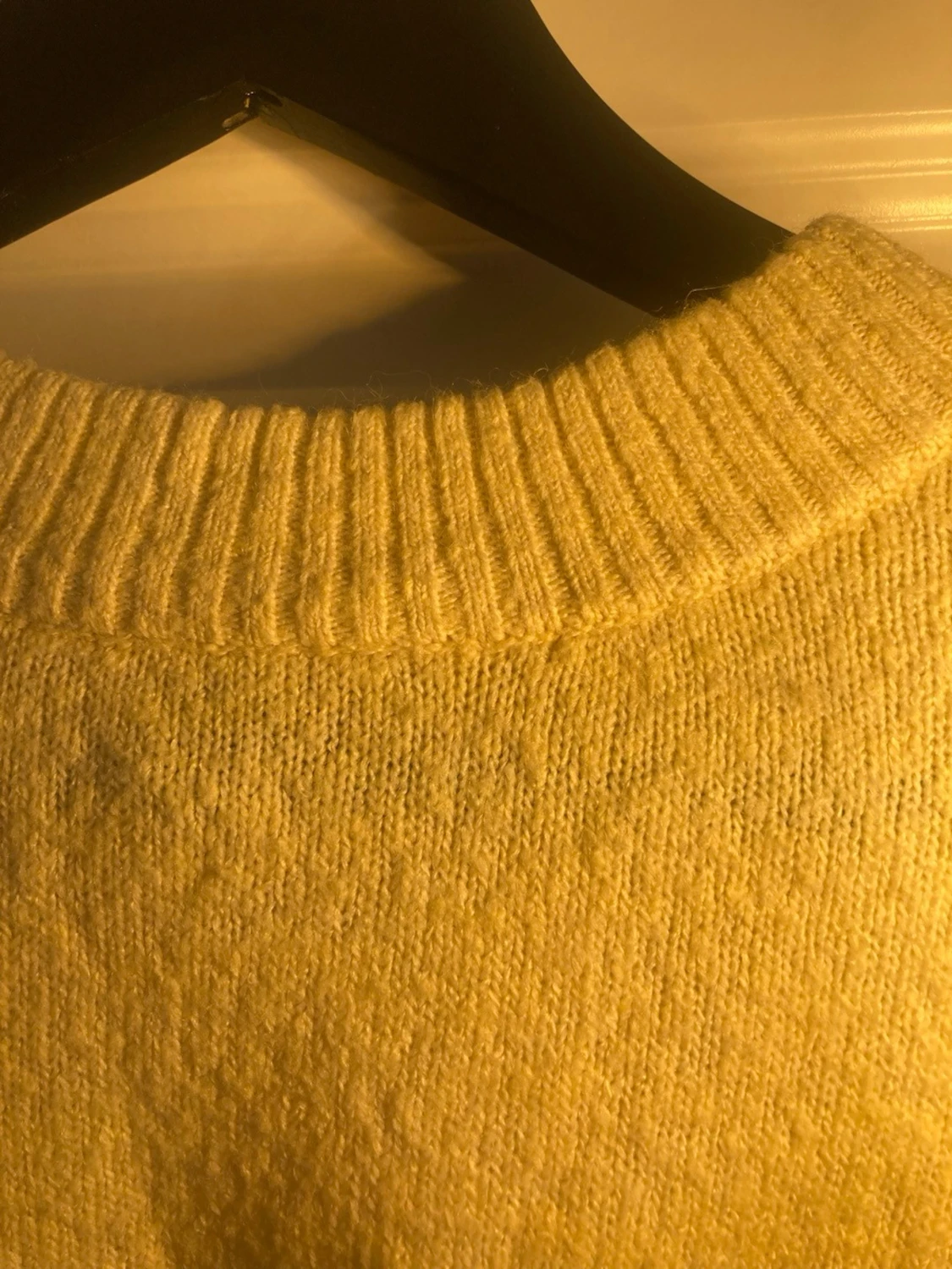 Gul oversized  tröja - 3