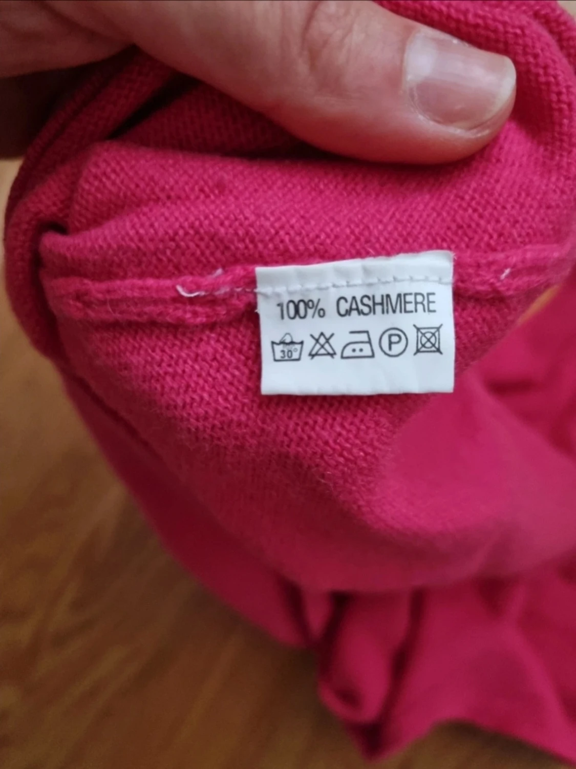 100% kaschmir linnetopp med hjärtan - 2