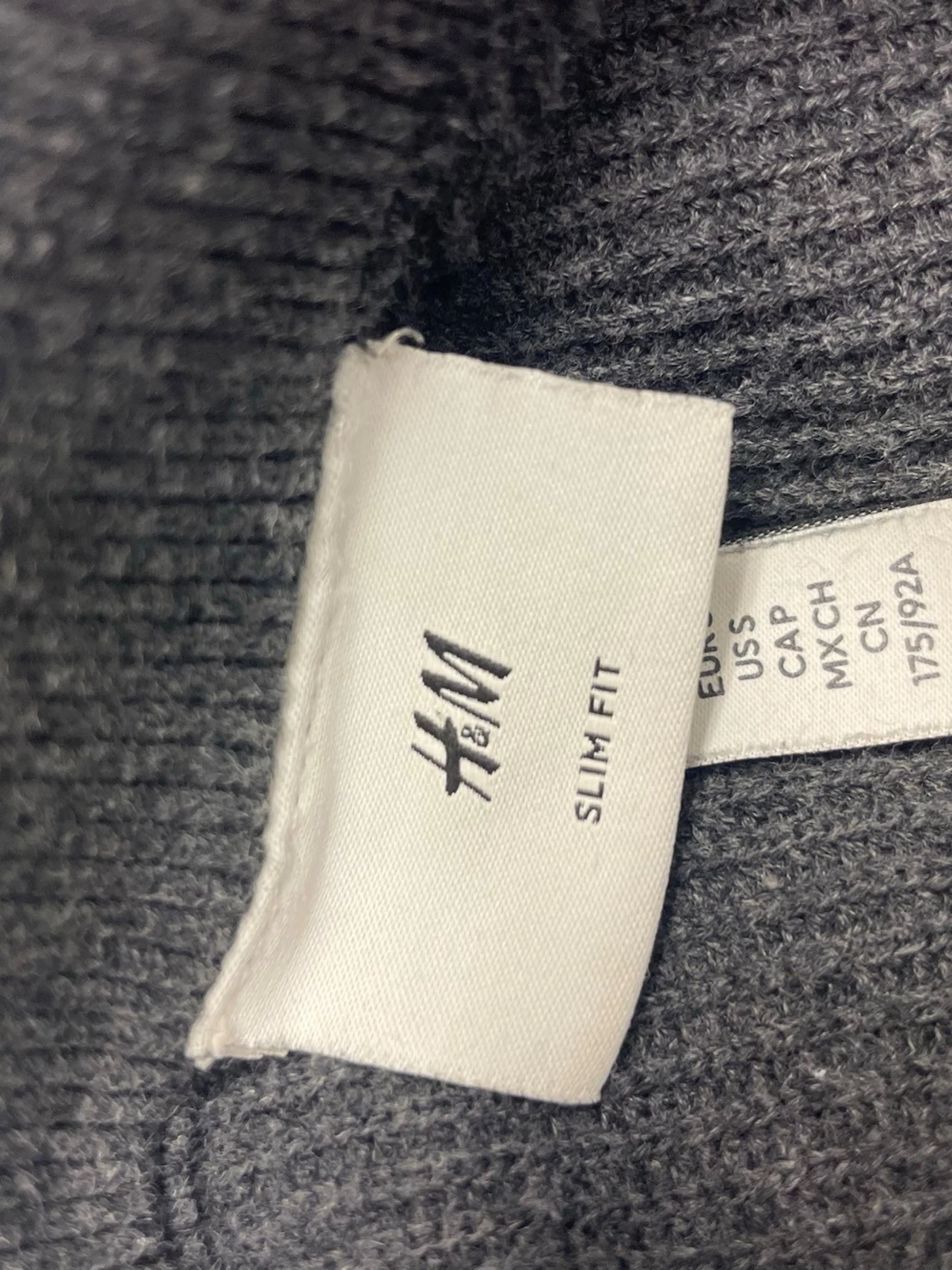 Grå halvzip tröja - 2