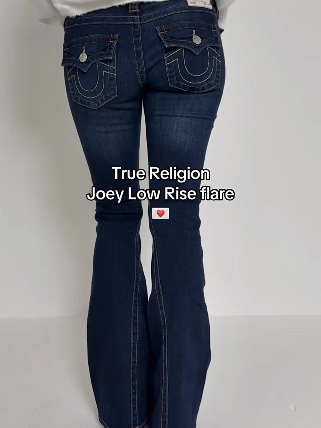 True Religion Joey Low Rise flare jeans