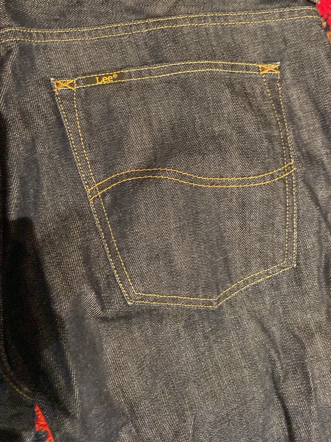Mörkblå raka jeans från Lee - 5