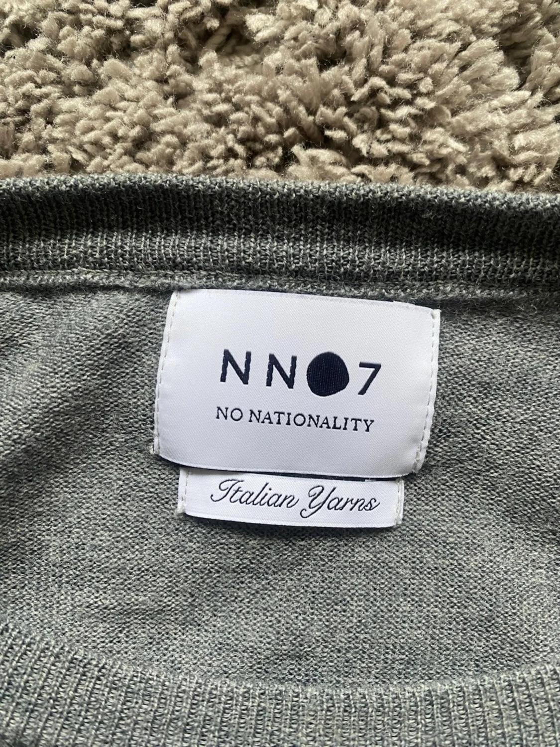Stickad tröja NN07 Grå - 4