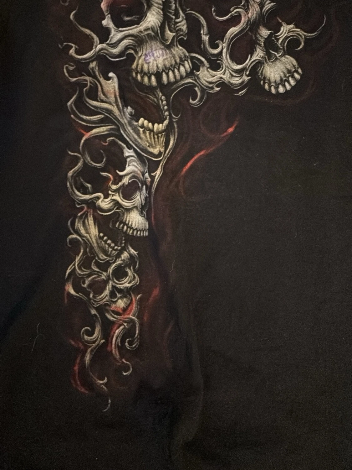 *RARE* Affliction likt Dödskalle T-shirt - 1