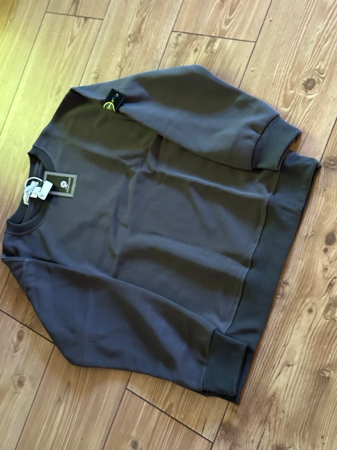 Mörkgrå sweatshirt från Stone Island - 2