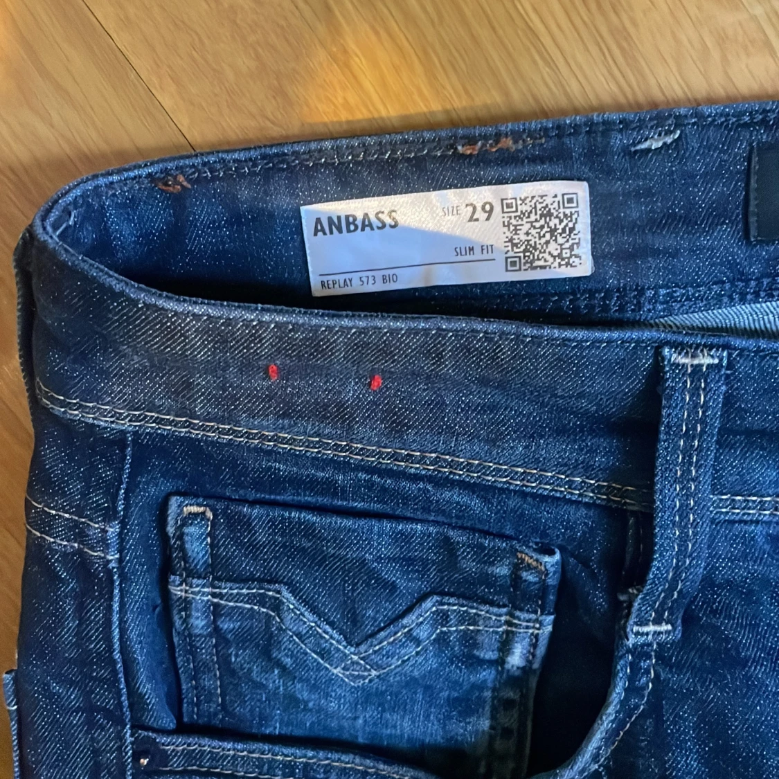 Replay Anbass slim fit jeans blå - 1