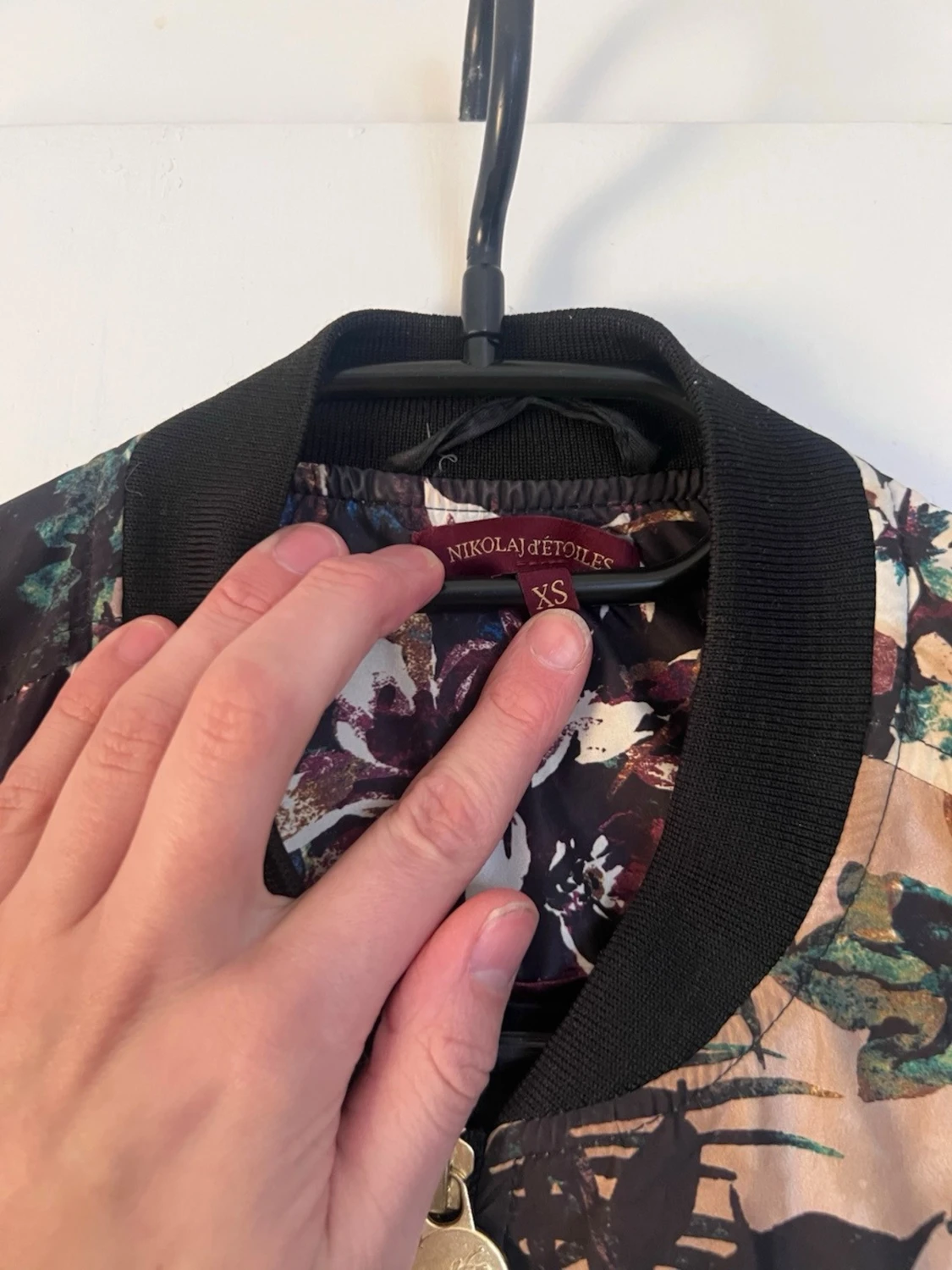 Blommig bomberjacka  - 5