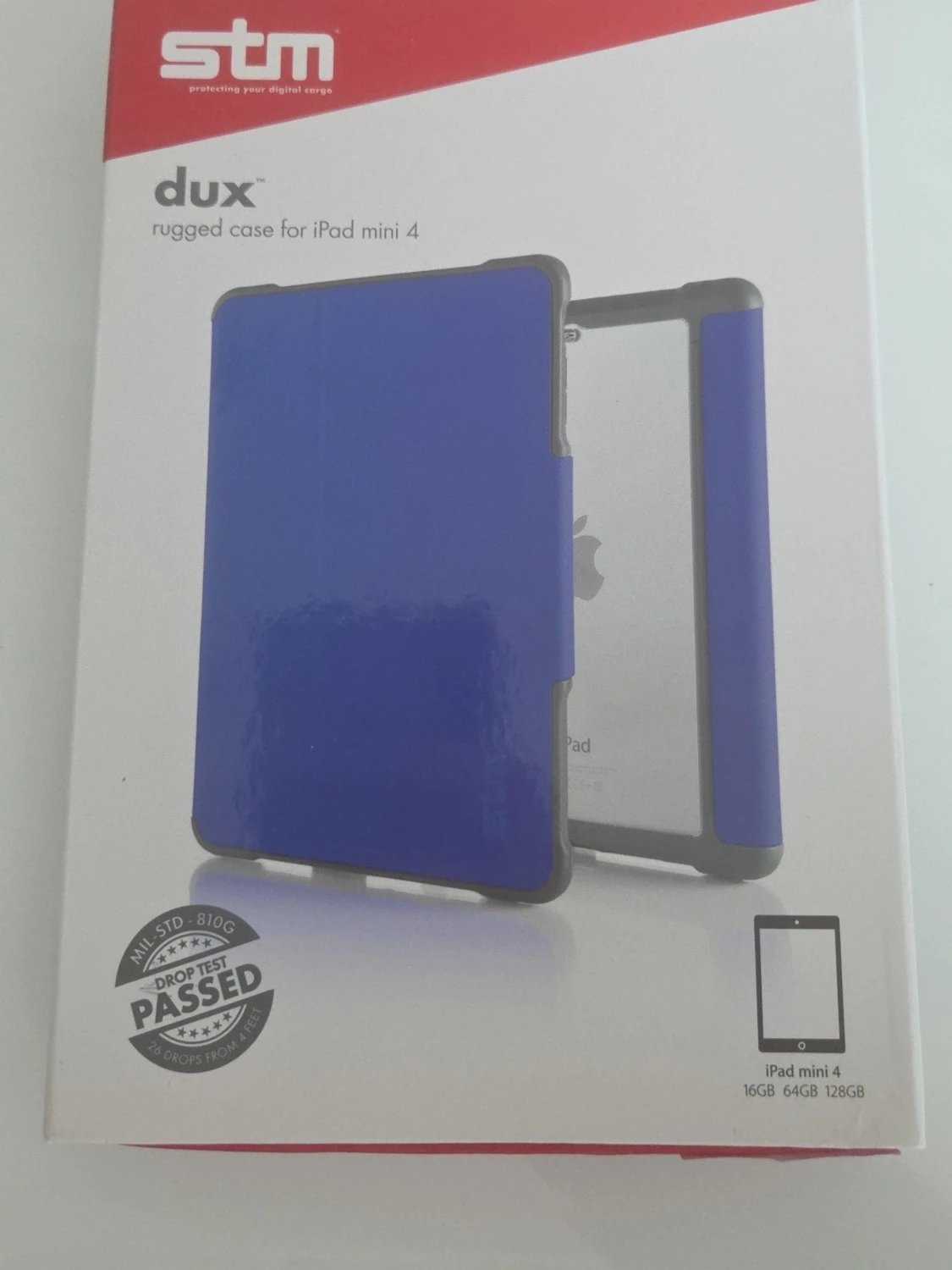 Blått STM Dux fodral till iPad mini 4