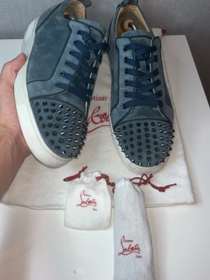 Washed blue Christian Louboutins  - Washed blue Christian Louboutins} Size 45} Saknar box} Priset är inte hugget i sten} Tillverkas ej längre} 