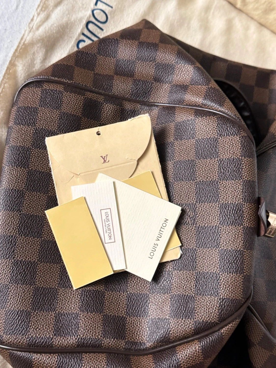  brun Damier handväska - 6