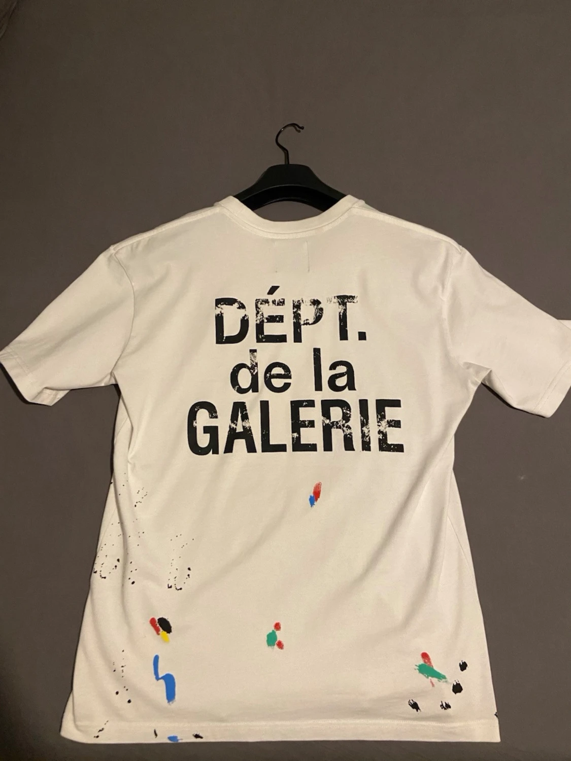 Vit Gallery Dept t-shirt med tryck - 1
