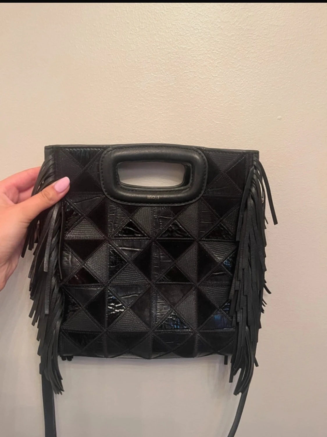 Maje väska med fransar