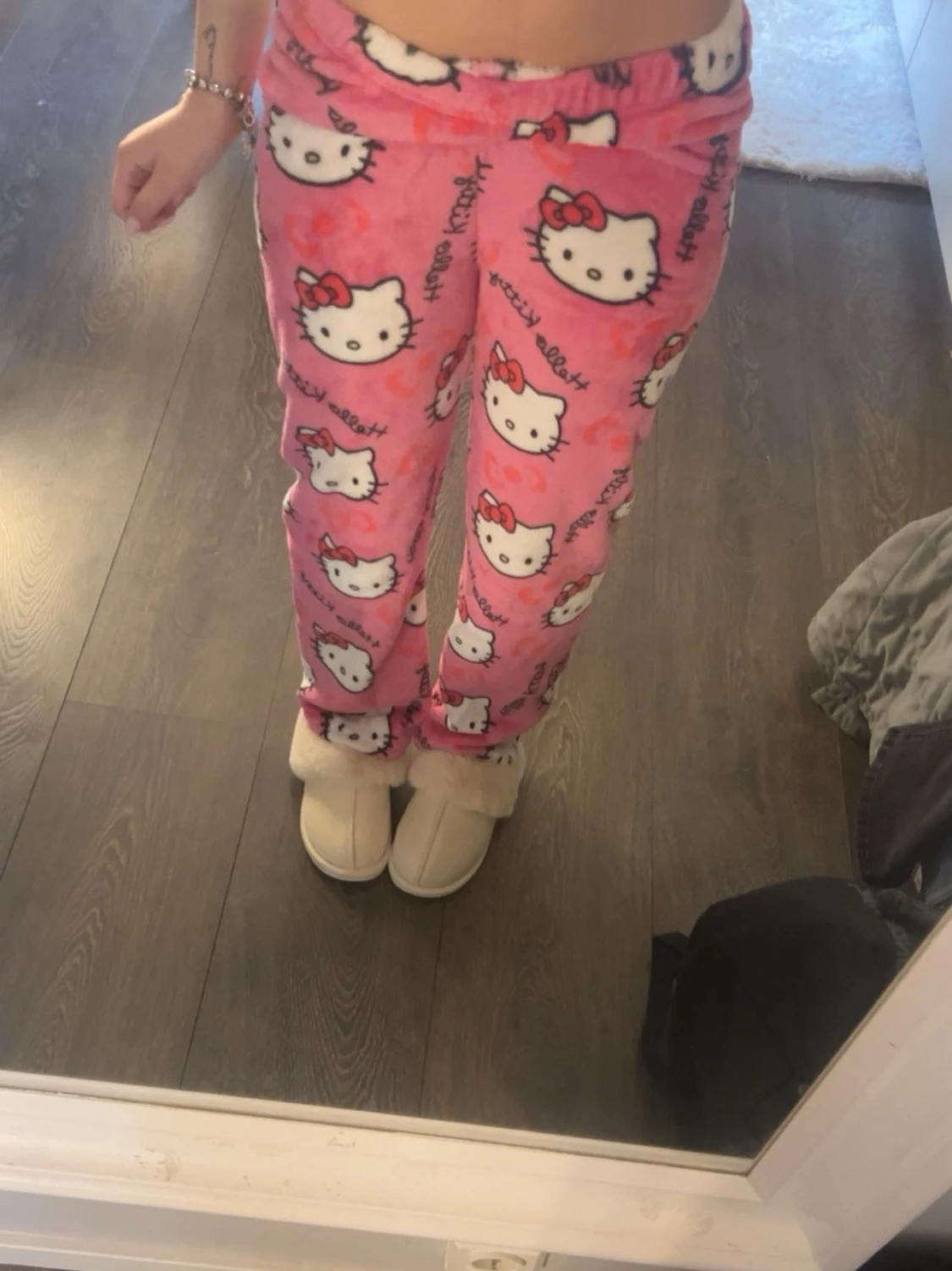 Hello Kitty rosa pyjamasbyxor