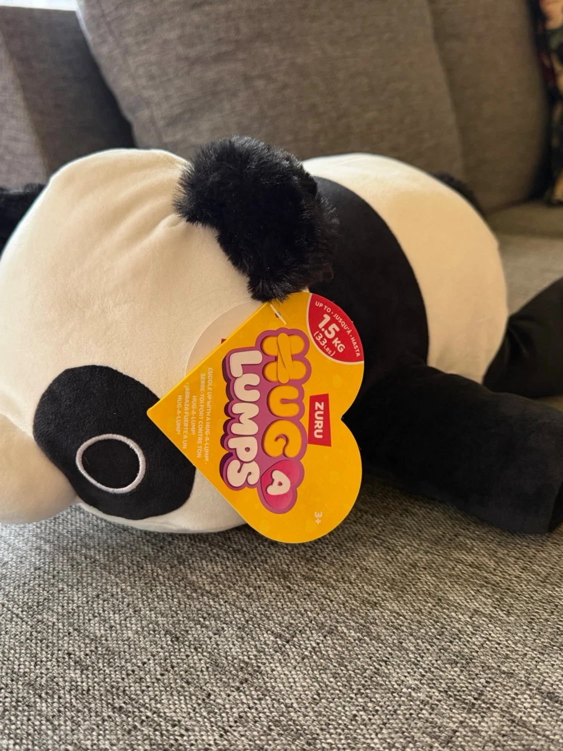 NY! ZURU Hug A Lumps Panda Pete 1,5kg gosedjur