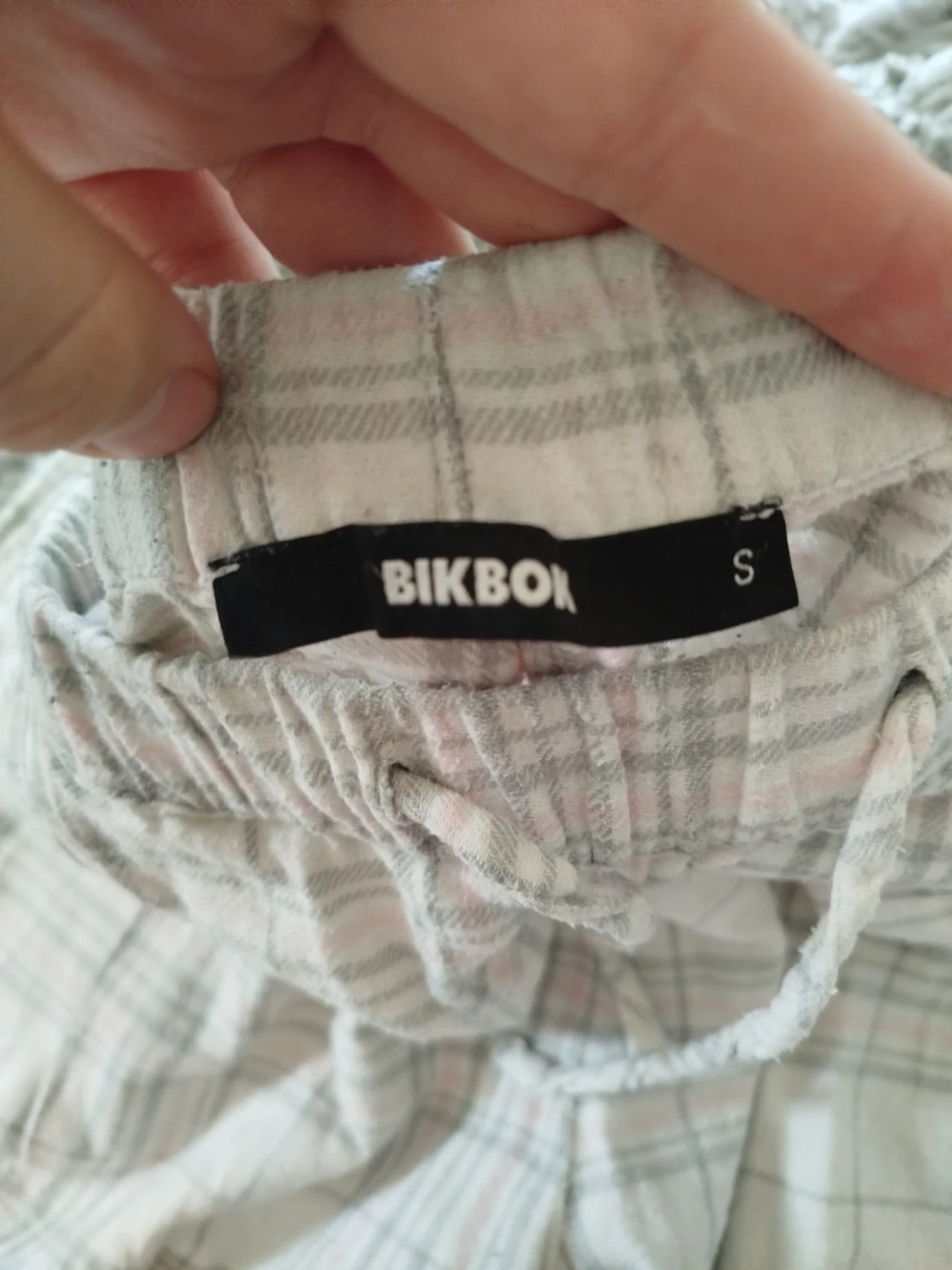 Rutiga pyjamasbyxor i bomull - 2