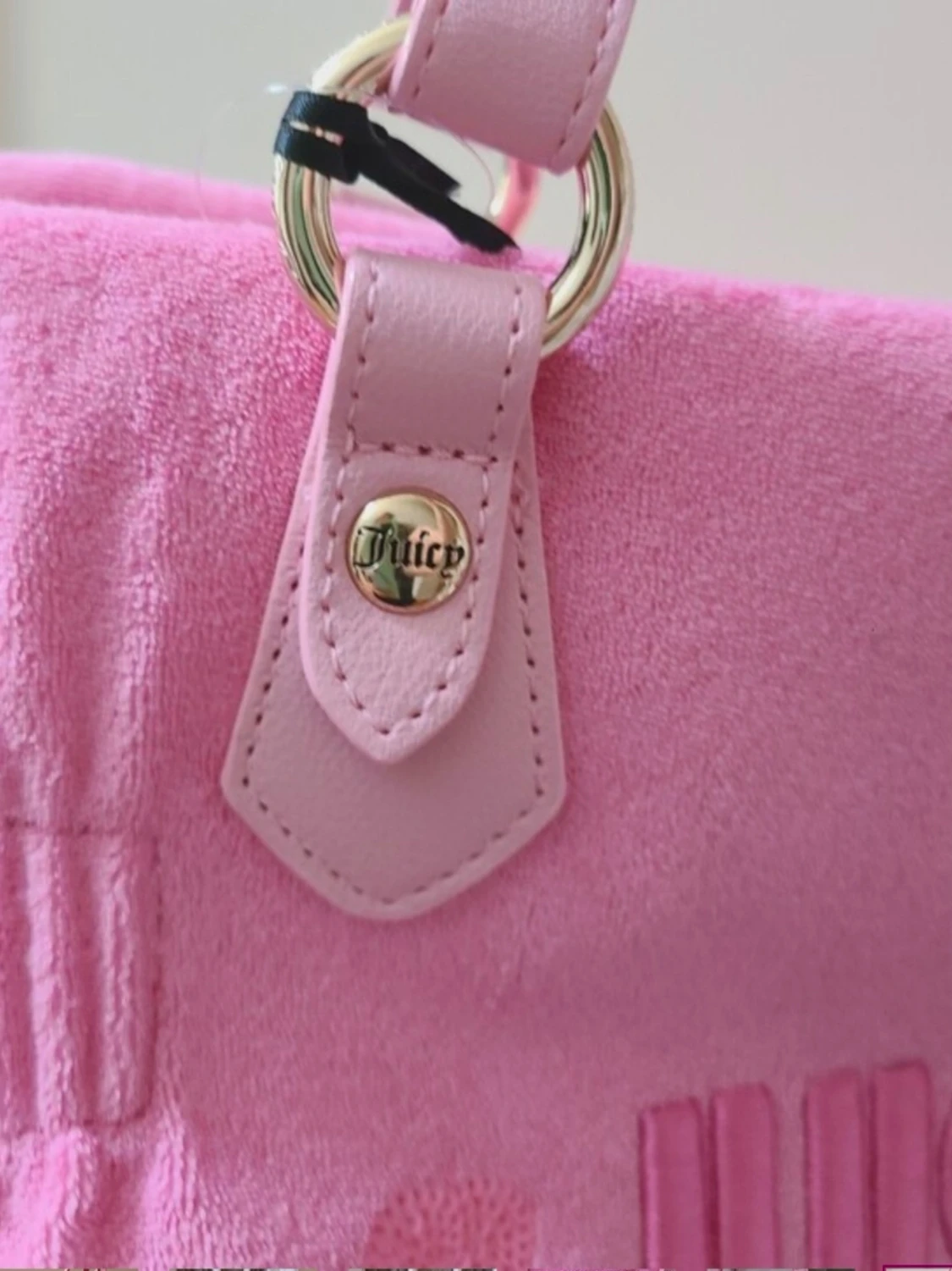 Juicy Couture rosa handväska med rosetter - 2