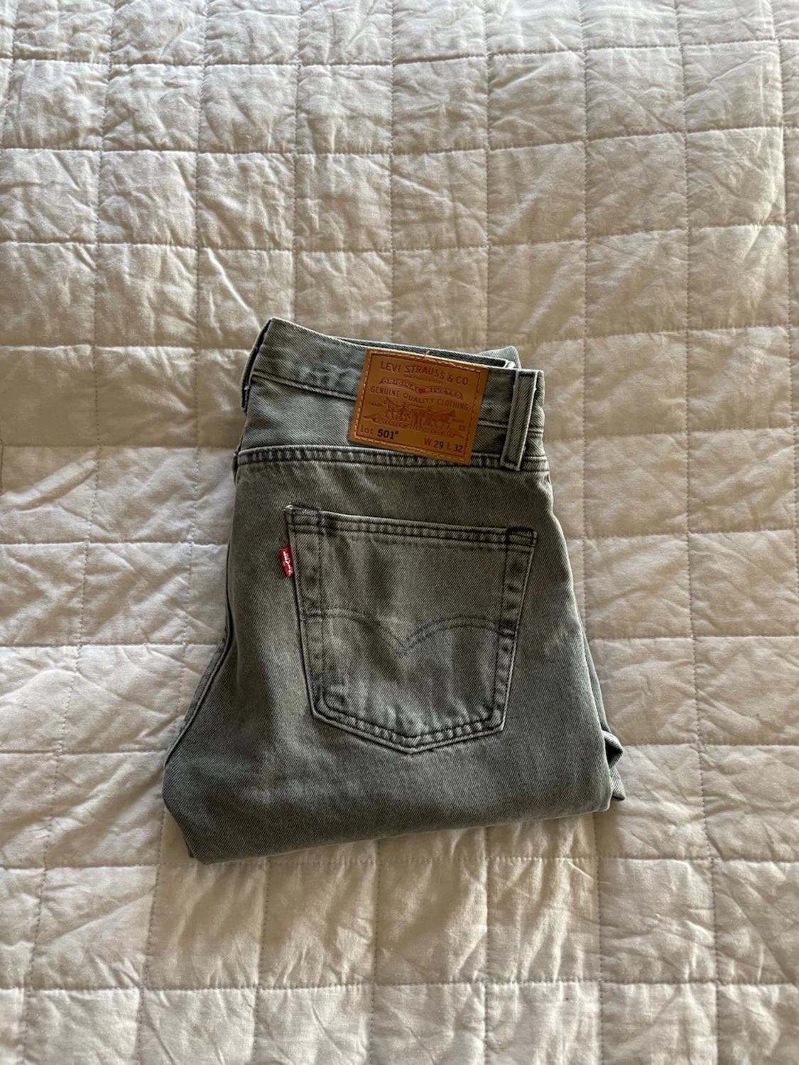 Grå Levi's 501 jeans
