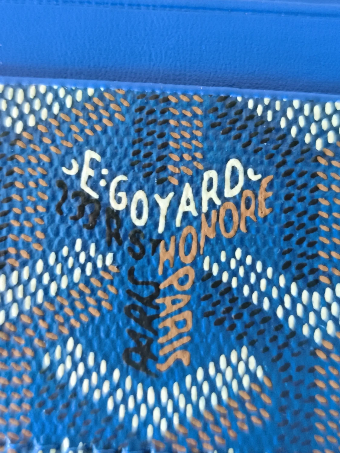 Plånbok i blå färg  - 3