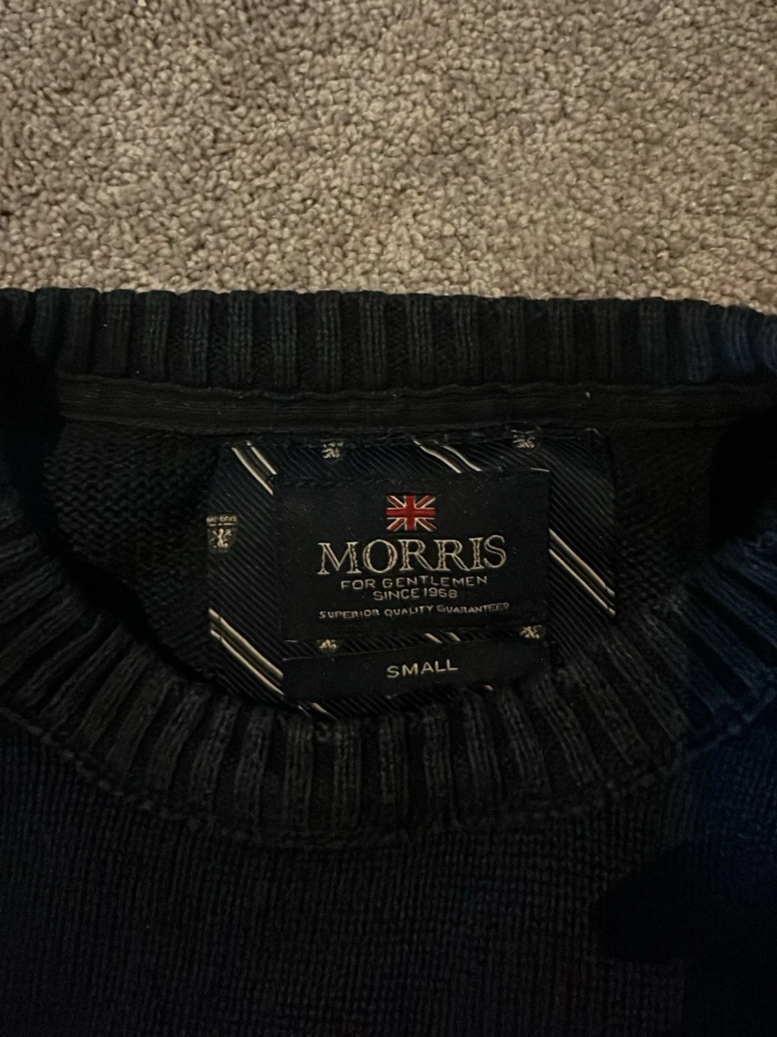 Svart Morris tröja med tryck - 1