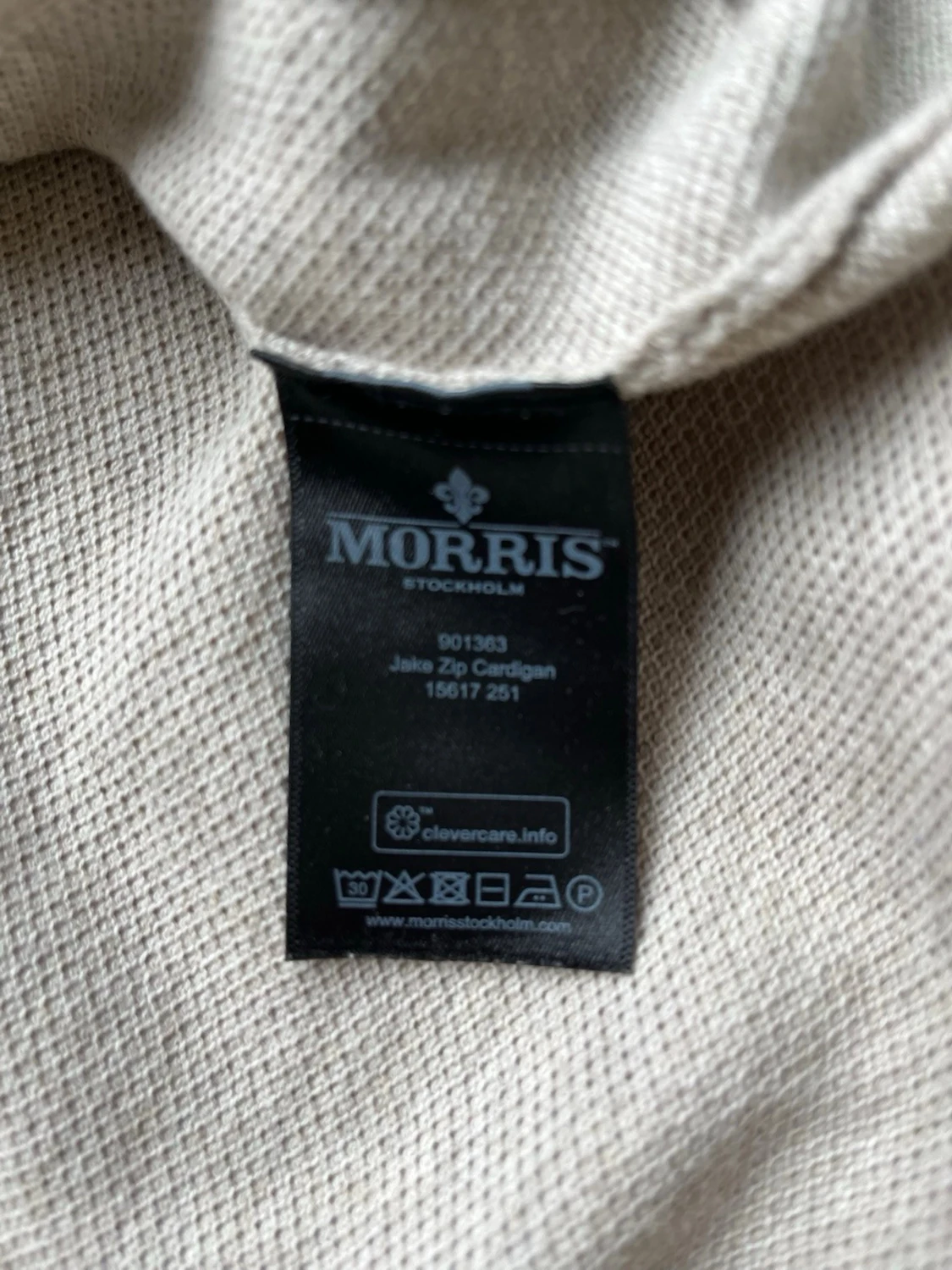 Beige ziptröja med hög krage - 6