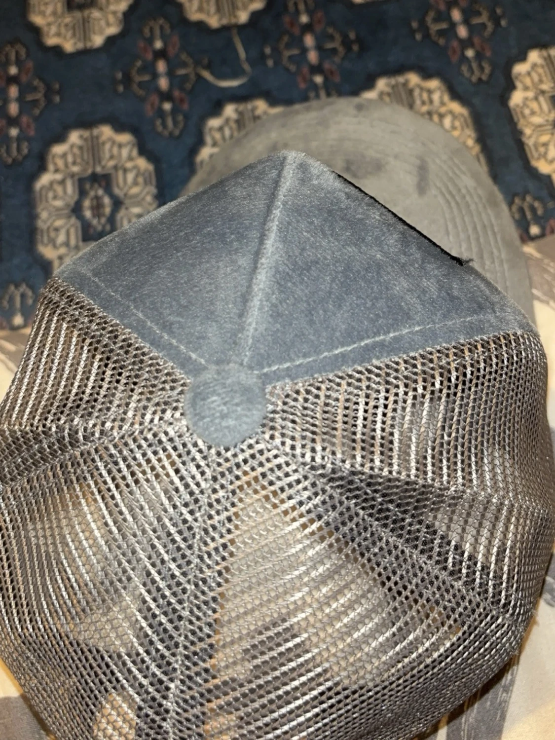 Grå Real Madrid keps med nät - 3