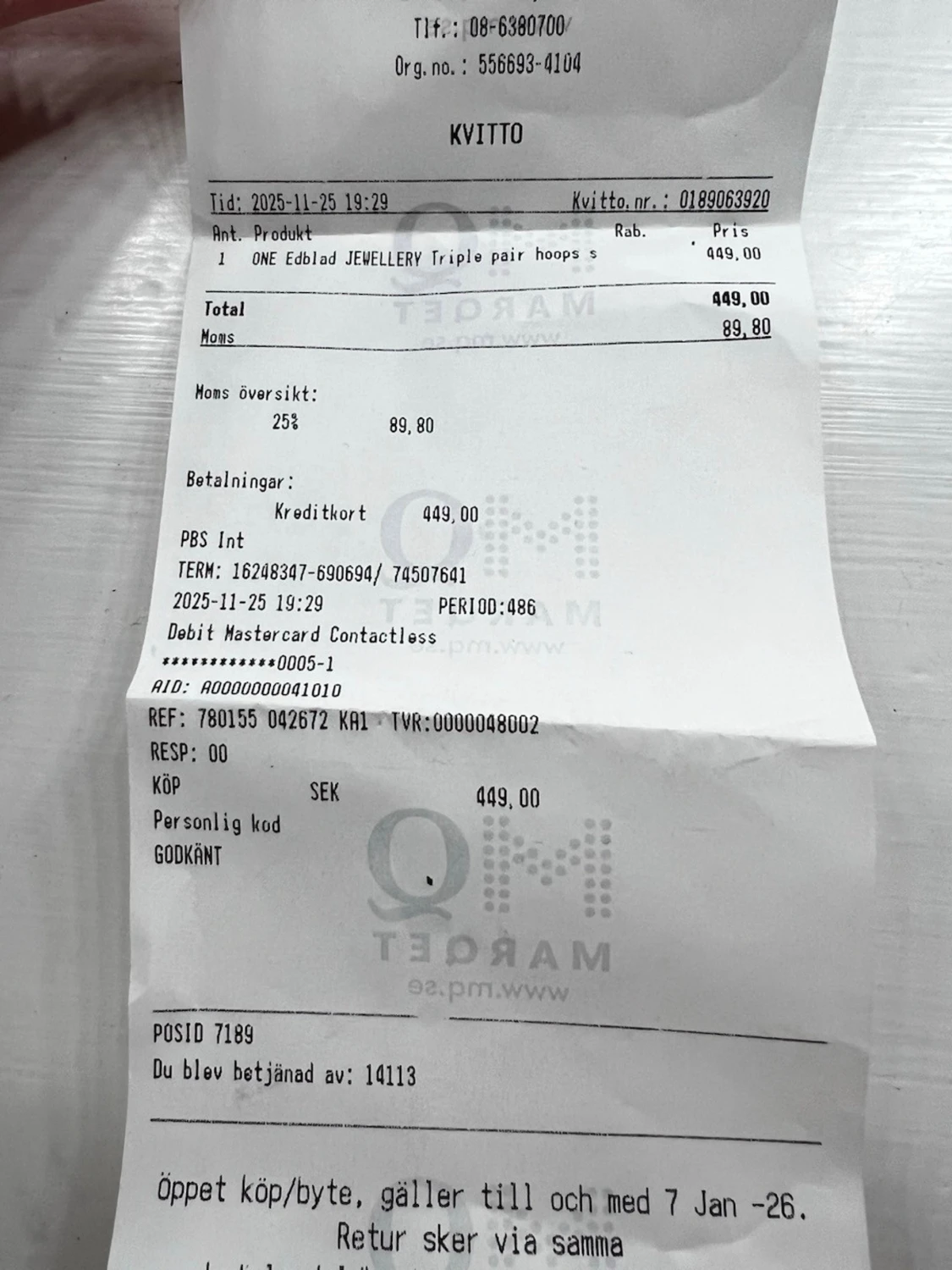 Edblad hoops silver - 5