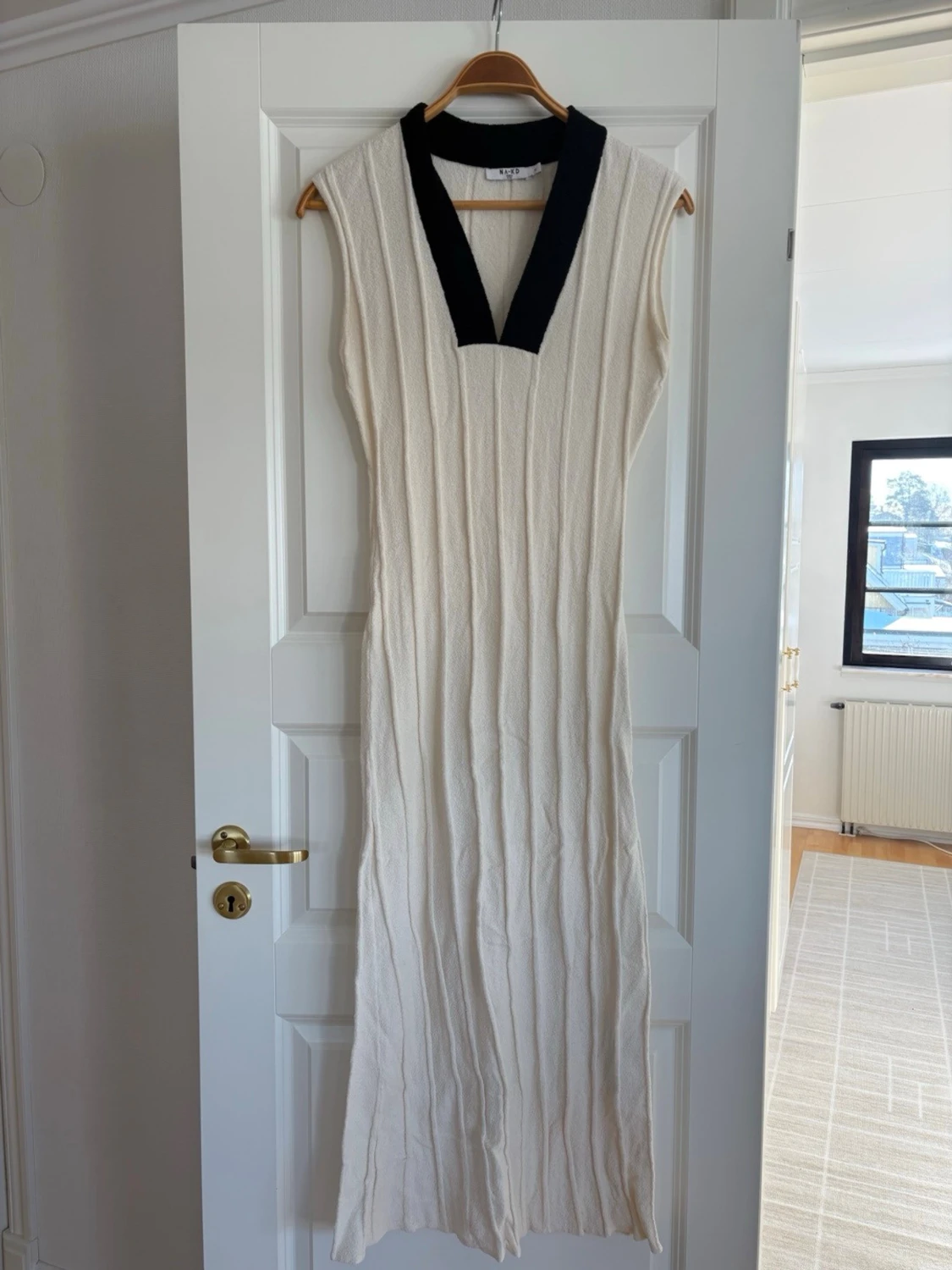 Stickad långklänning M nyskick  - 2