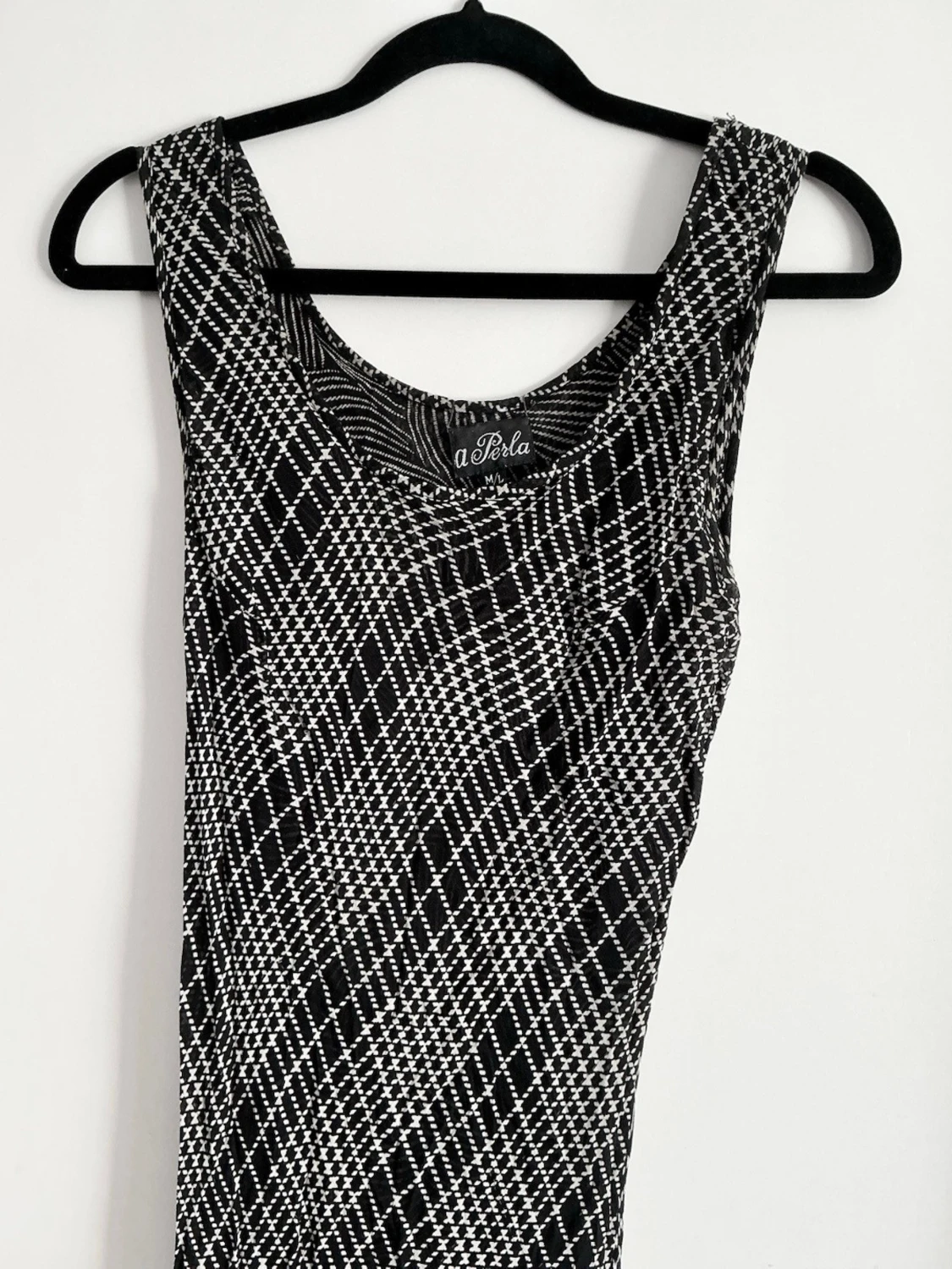 Vändbar vintage långklänning (2 olika prints) - 6