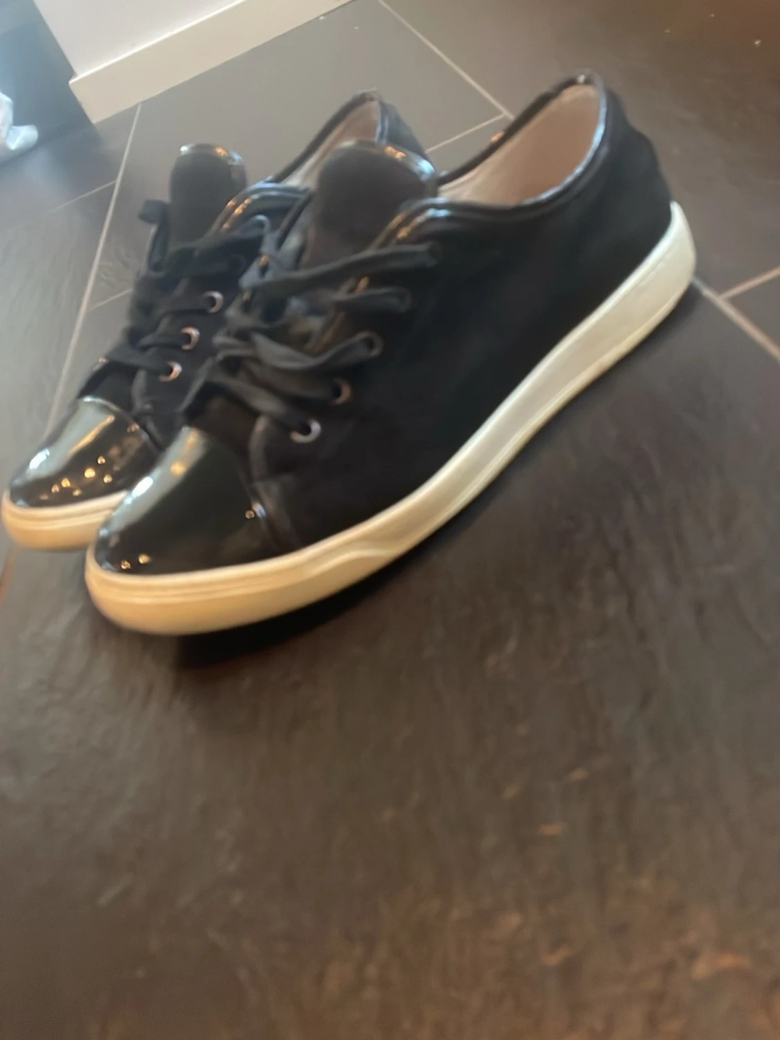 Svarta sneakers från Lanvin