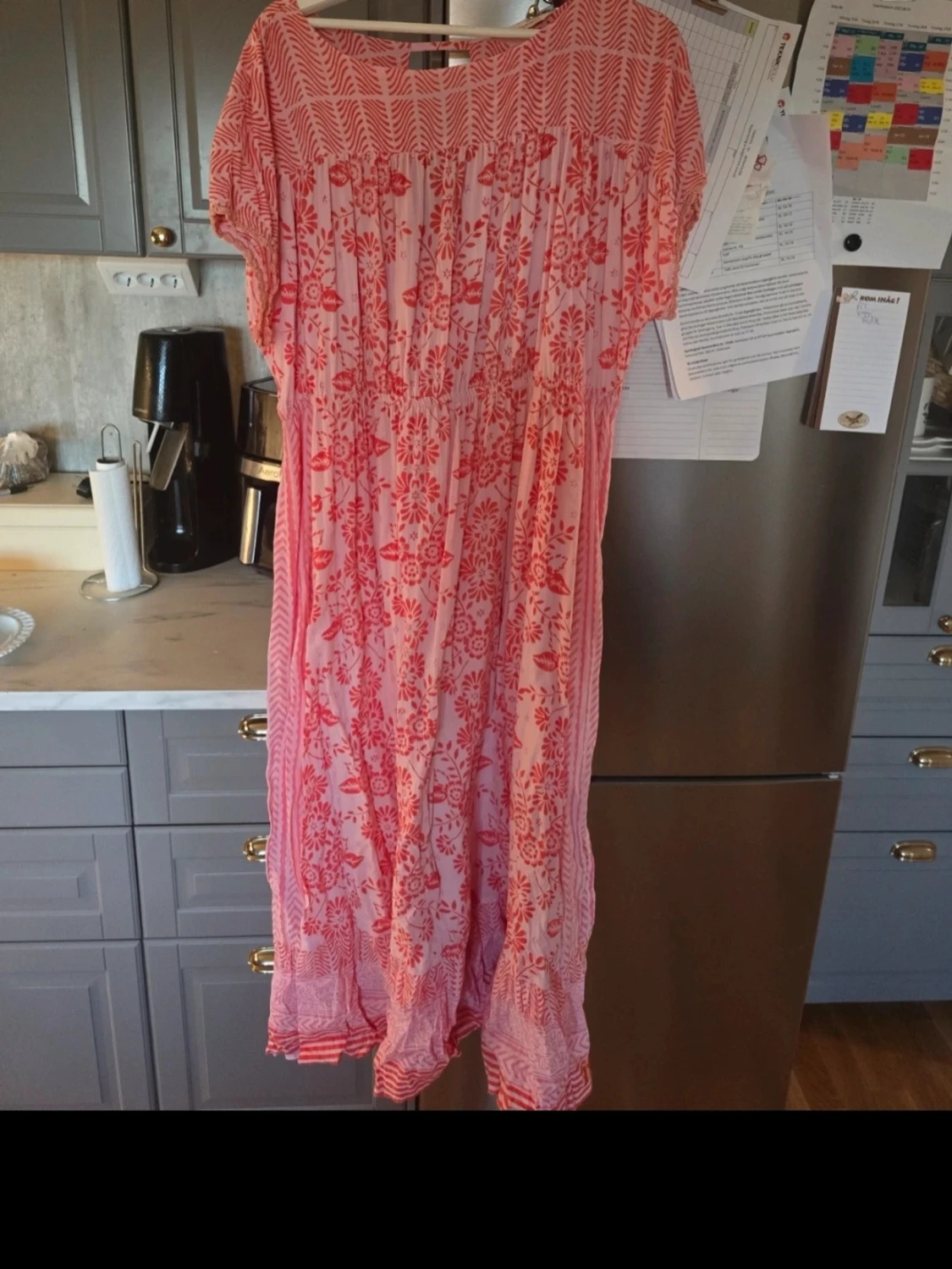 Rosa mönstrad klänning Odd Molly - 2