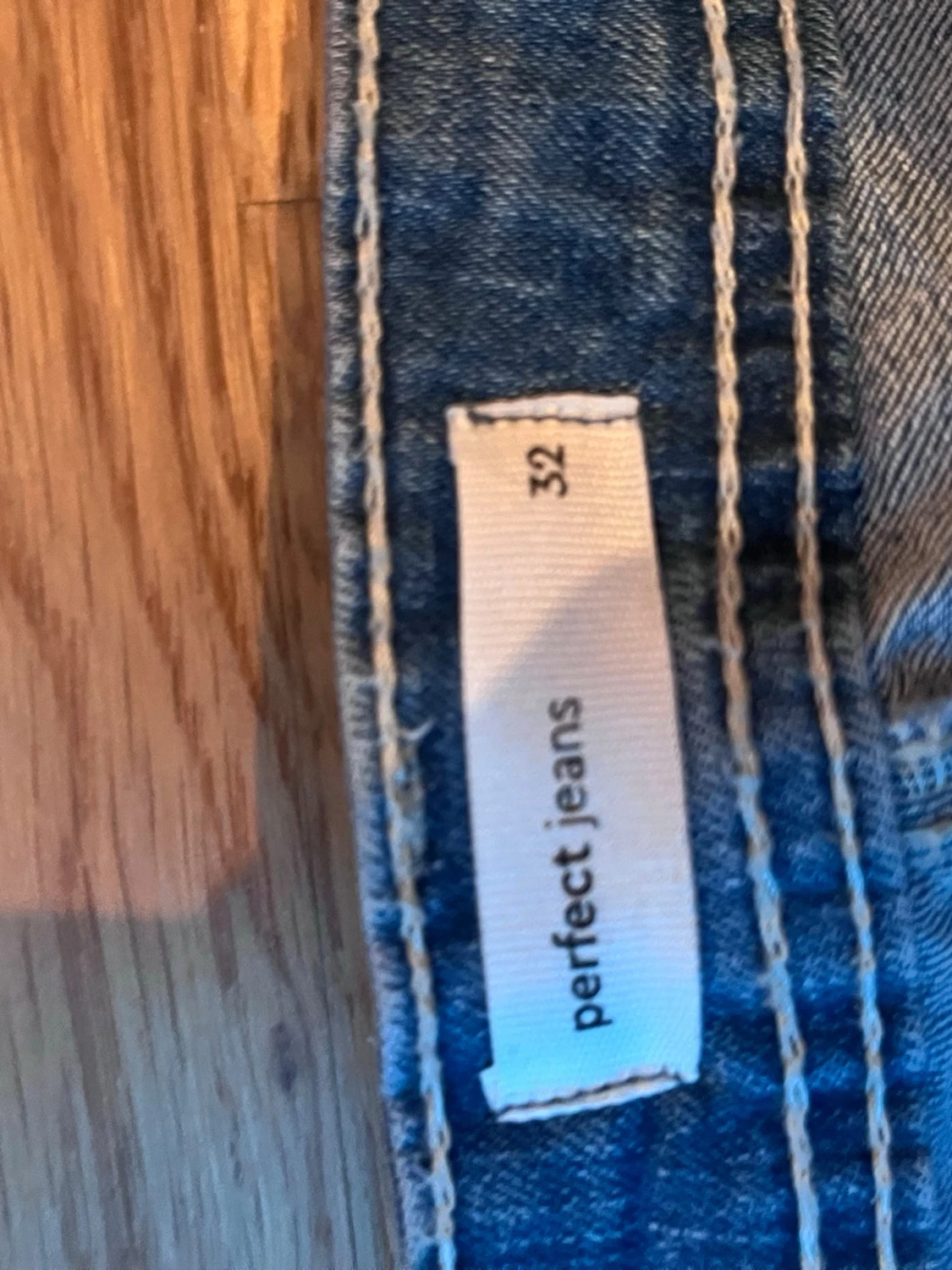 Blå bootcut jeans med låg midja - 3