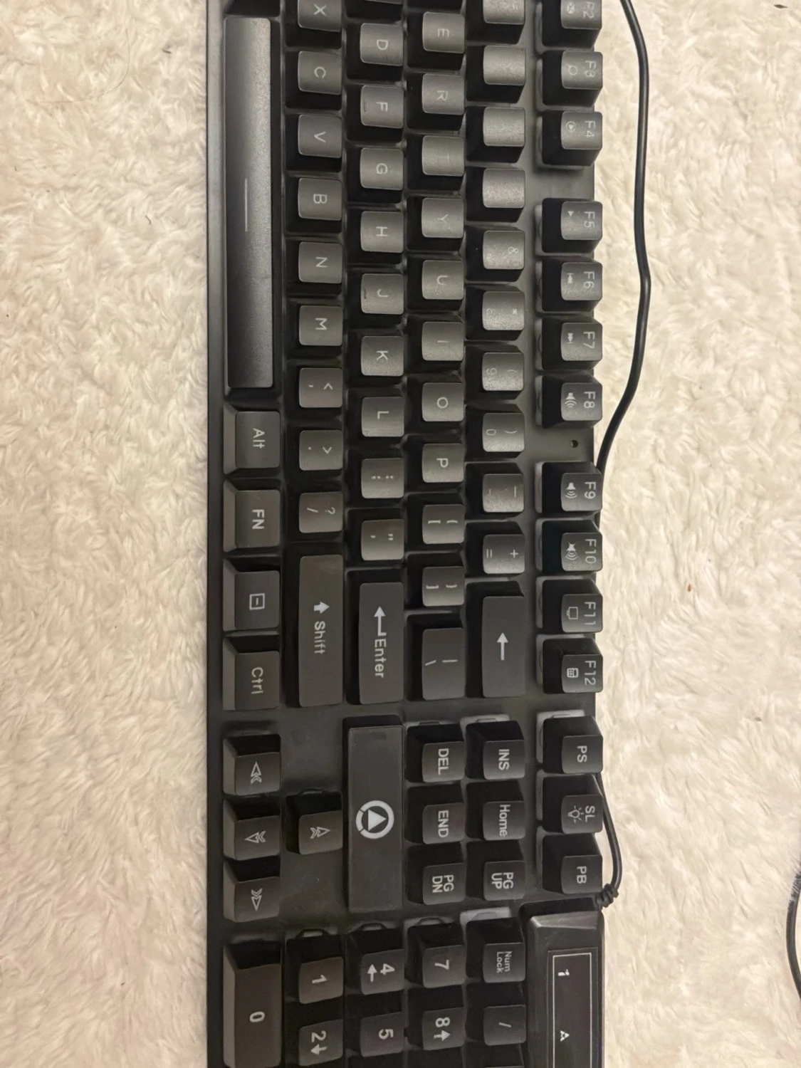 Svart USB-tangentbord - 2