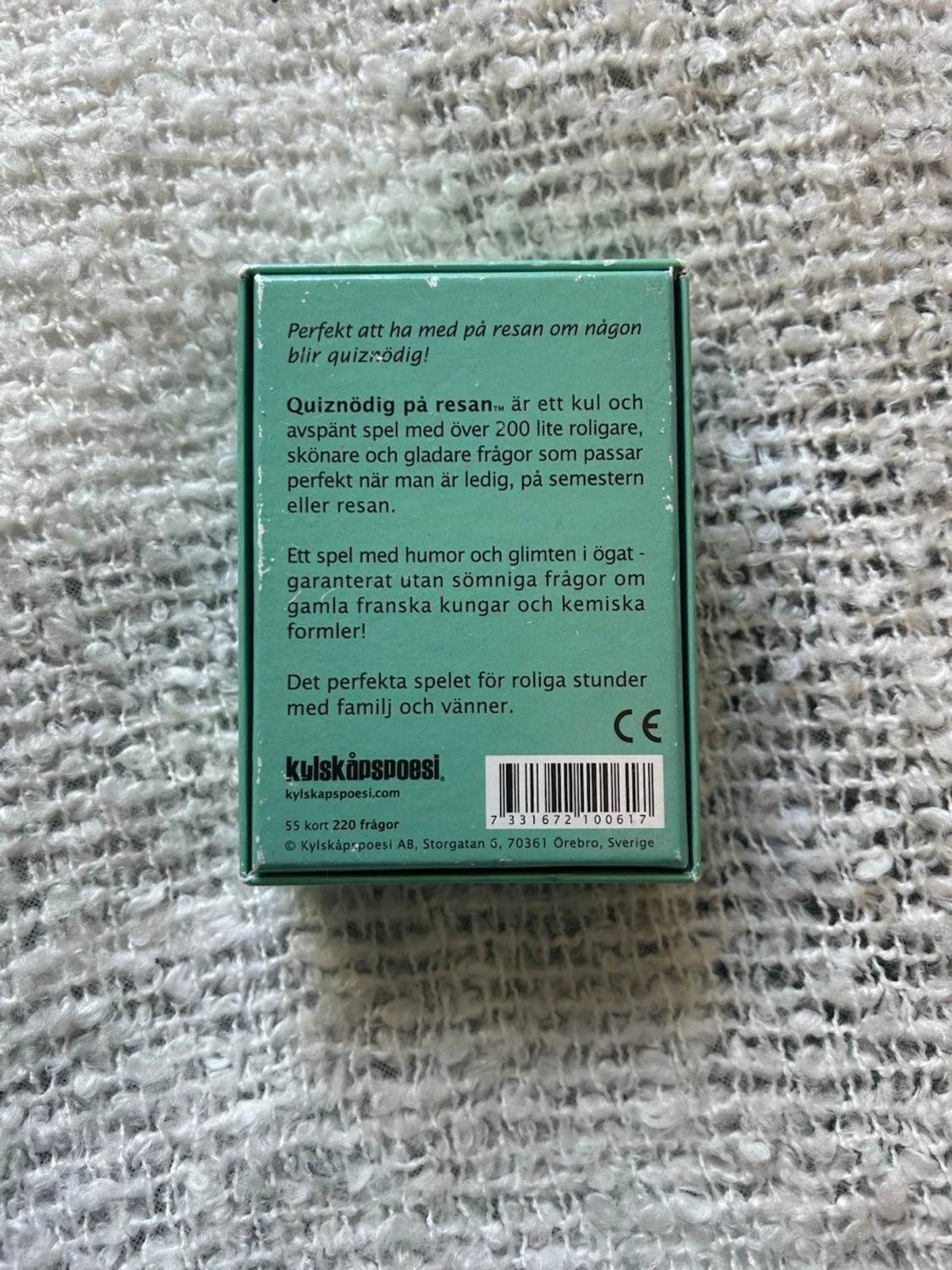 Quiznödig på resan frågespel - 1