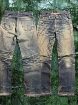 Sjukt snygga selvedge denim apc - Tja! Säljer dessa selvedge denim jeans från apc med extremt snygga fades. De har lite heelbites och allt är naturligt! Säljes pga för små. Vid frågor osv kontakta mig, rimliga prisförslag accepteras!