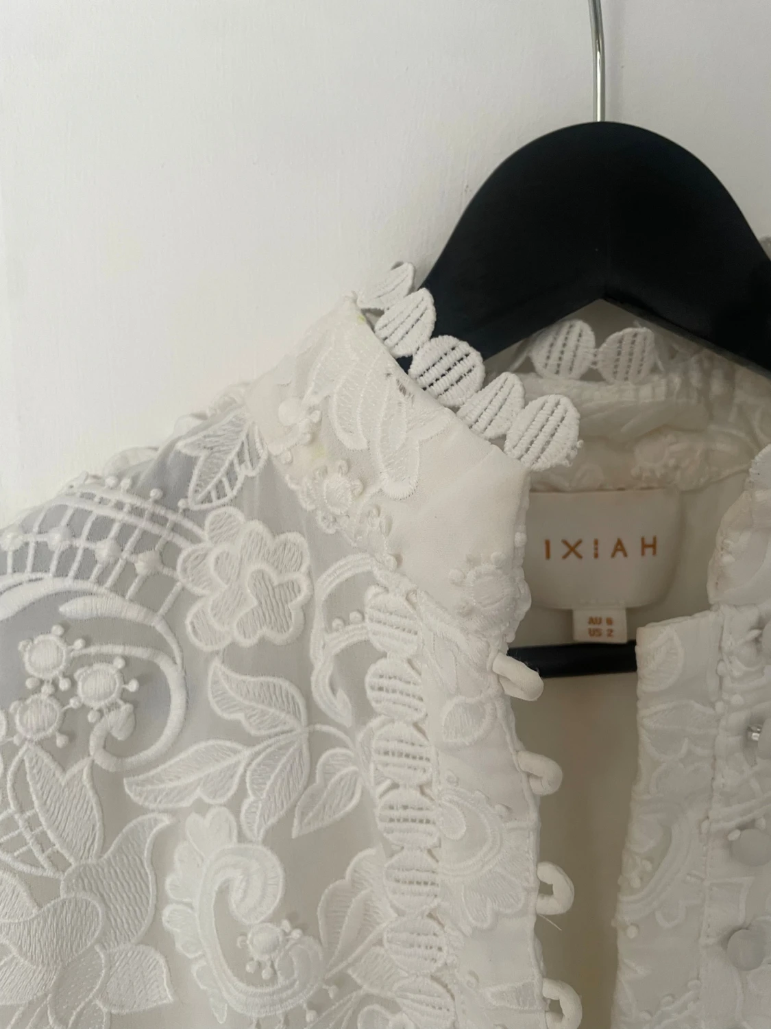 IXIAH Vit Klänning - 5