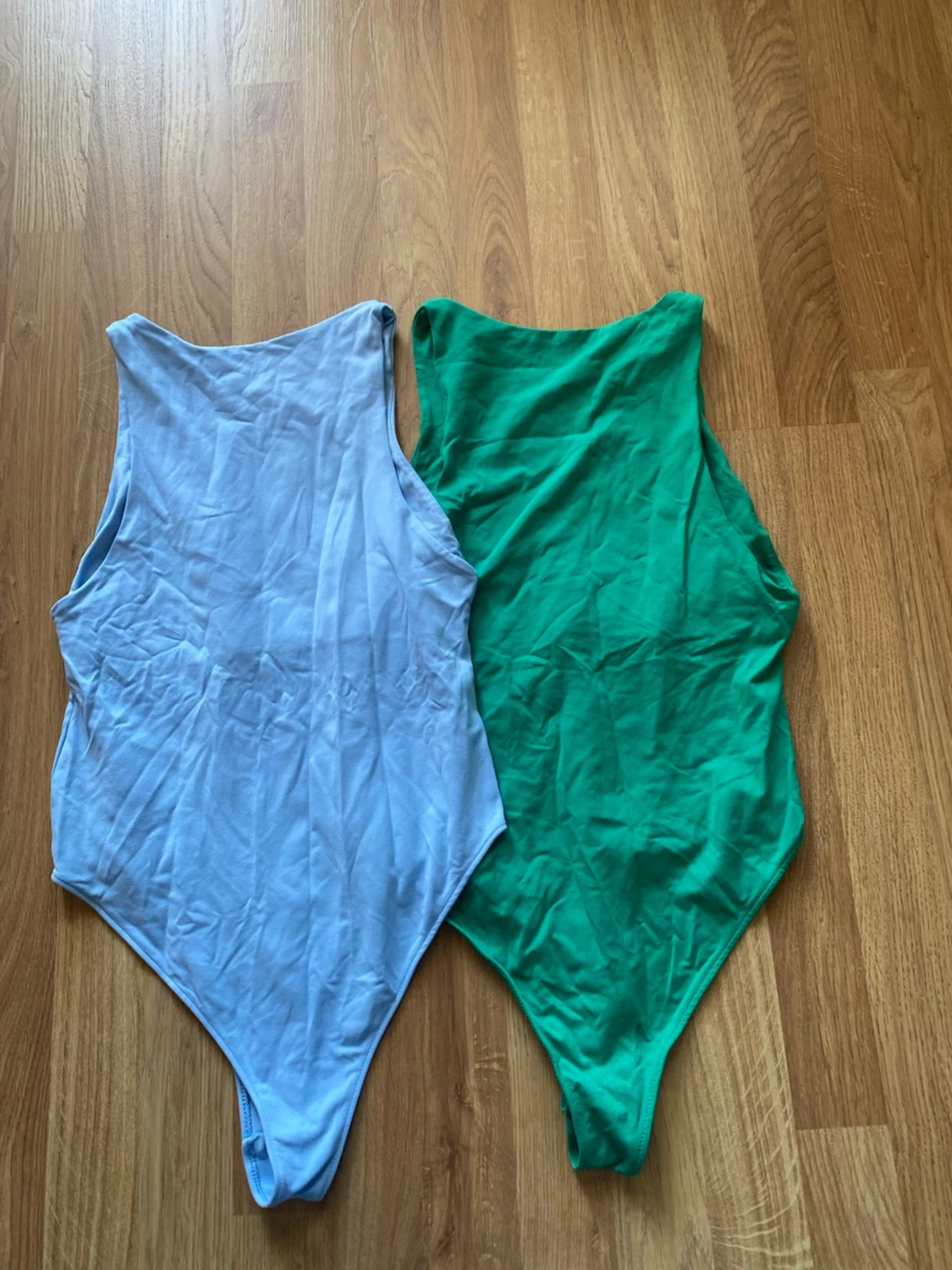 Blå och grön ärmlös body Zara - 3