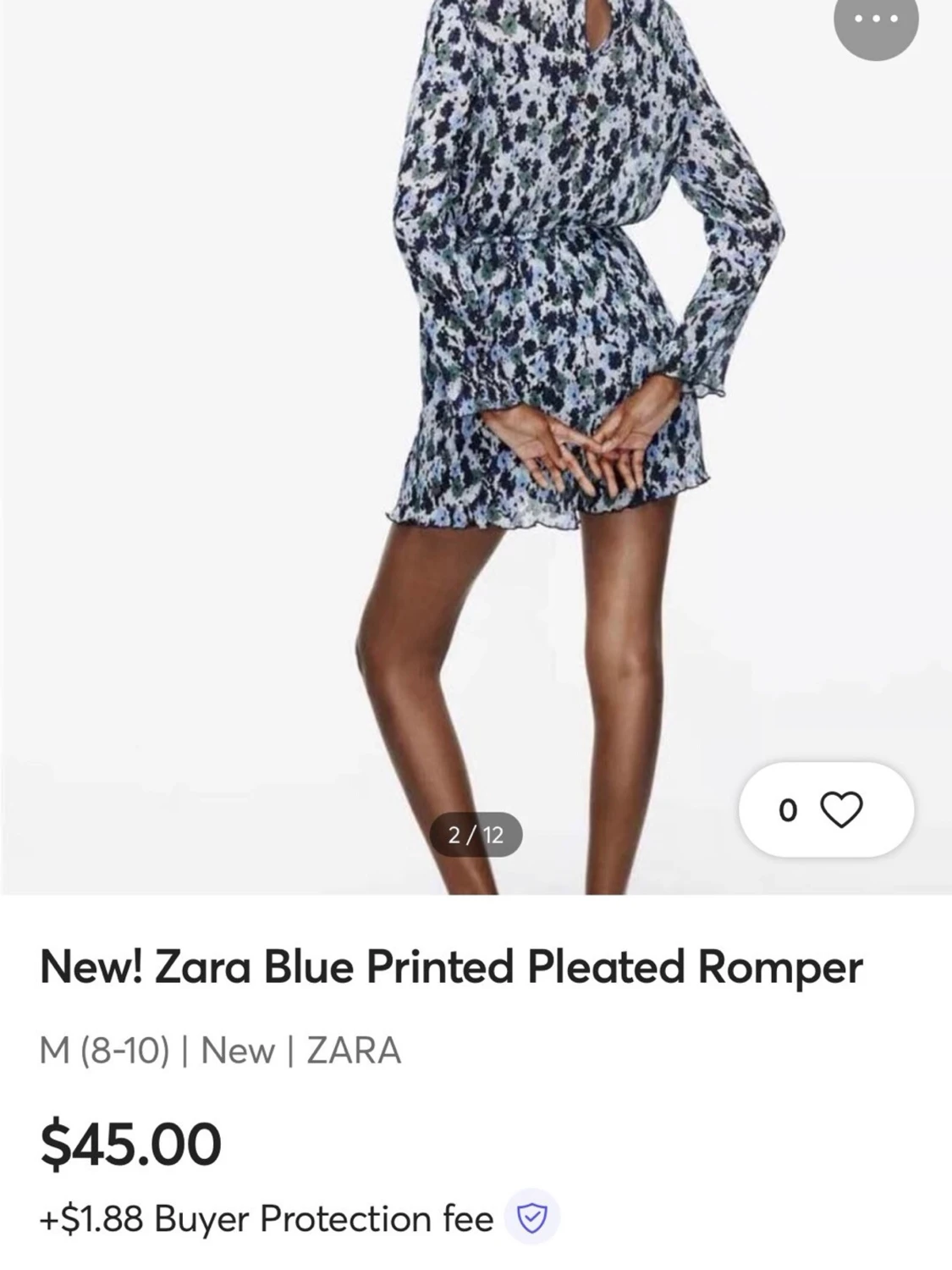 Blommig omlottklänning från Zara - 4
