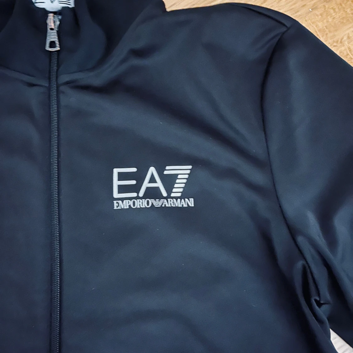 Svart track jacket från EA7 Armani - 1