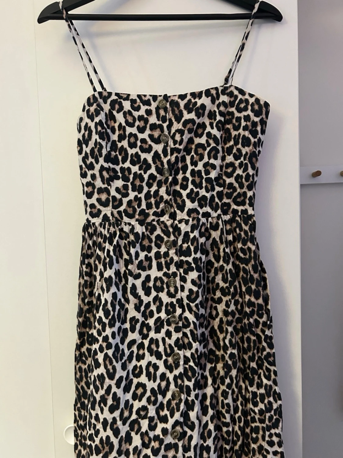 Leopardmönstrad långklänning - 1